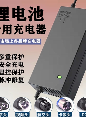 36V42V48V54.6充电器锂电池V60V67.272用V铁塔哈雷电动车平衡滑板
