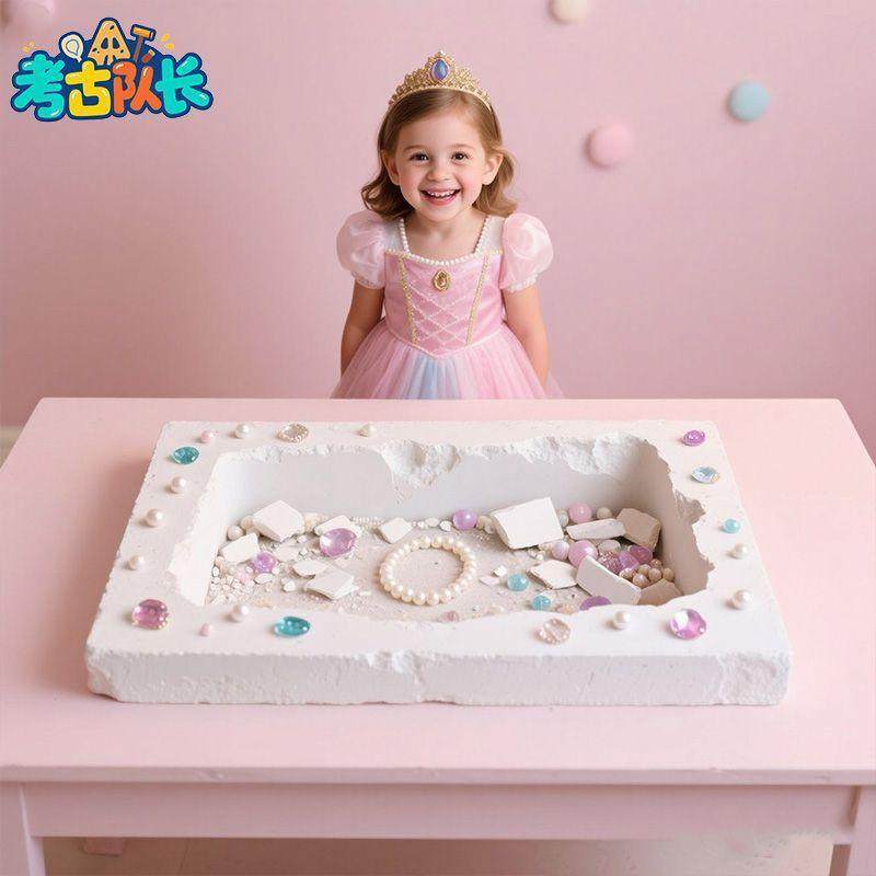 考古挖宝玩具魔法水晶手链宝藏儿童动手工DIY女孩过家家岁,玩具/童车/益智/积木/模型,挖宝玩具,淘宝优惠券,粉丝福利购,淘宝优惠卷