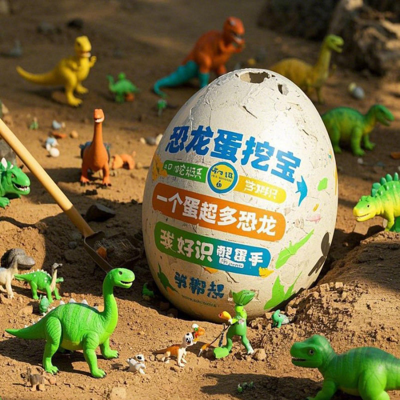 巨型恐龙蛋考古挖掘玩具儿童寻宝化石创意手工DIY惊喜盲盒礼品,玩具/童车/益智/积木/模型,挖宝玩具,淘宝优惠券,粉丝福利购,淘宝优惠卷
