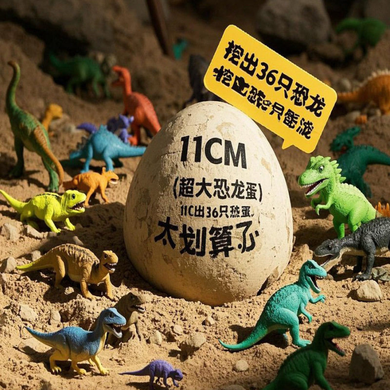 巨型恐龙蛋考古挖掘玩具儿童寻宝化石手工diy惊喜盲盒礼品,玩具/童车/益智/积木/模型,挖宝玩具,淘宝优惠券,粉丝福利购,淘宝优惠卷