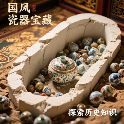 传统工艺探索DIY女孩考古发掘青