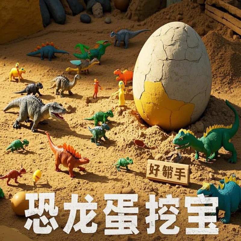巨型恐龙蛋考古挖掘玩具儿童手工DIY盲盒石化挖宝趣味创,玩具/童车/益智/积木/模型,挖宝玩具,淘宝优惠券,粉丝福利购,淘宝优惠卷