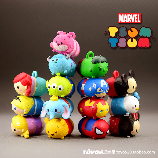 日系tsum叠叠乐松松 中号 迪士尼 漫威公仔摆件