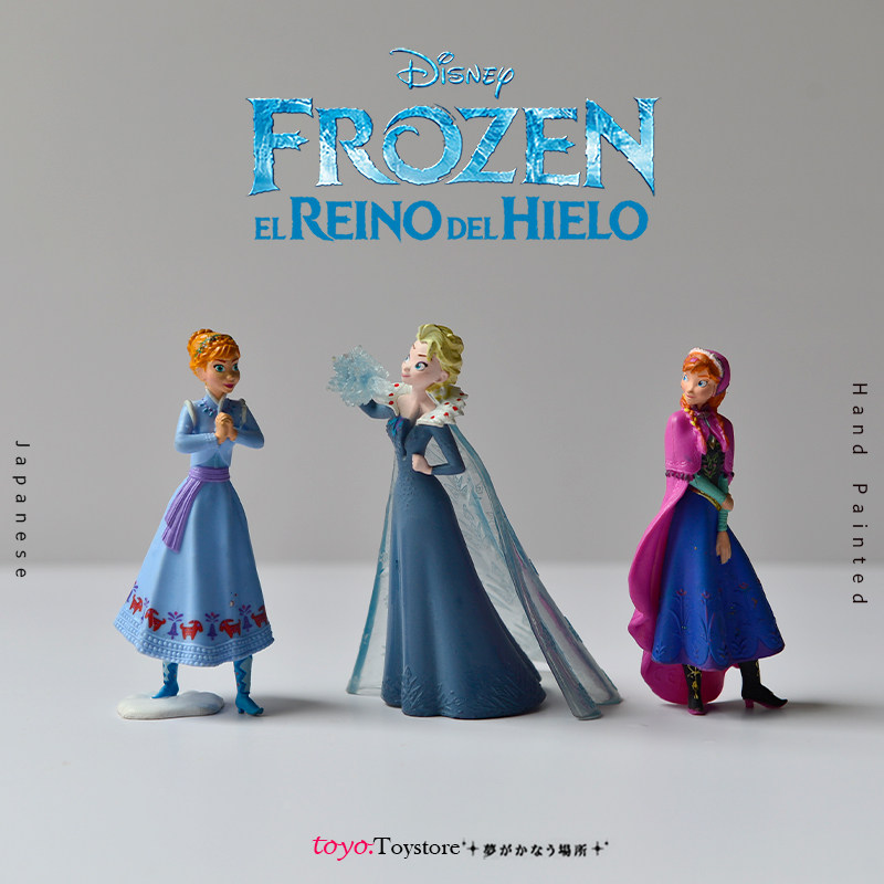 德国冰雪奇缘 卡通大号人偶摆件公仔 艾莎 安娜公主  蛋糕装饰