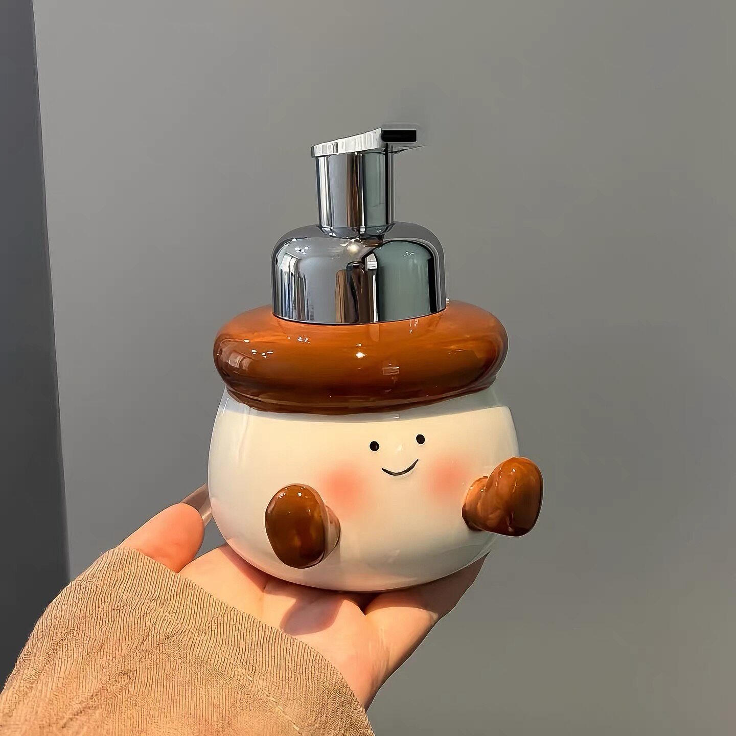 陶瓷按压起泡分装瓶空瓶