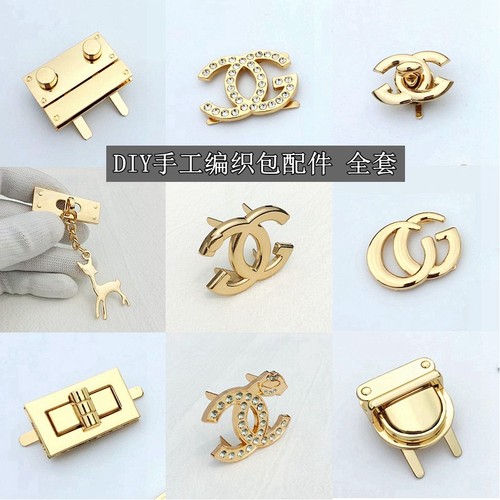手工编织包插扣小鹿五金配件