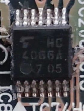 HC4066A 汽车电脑板模拟开关IC想 TC74HC4066AFT 全新进口