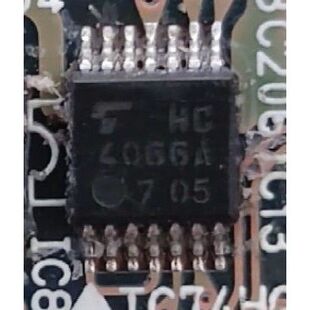 HC4066A 汽车电脑板模拟开关IC想 TC74HC4066AFT 全新进口