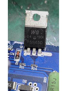 P5N65D 汽车电脑板TO220三极管
