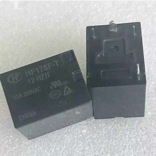 HF178F-T-12-H2TF 新能源充电桩4脚继电器