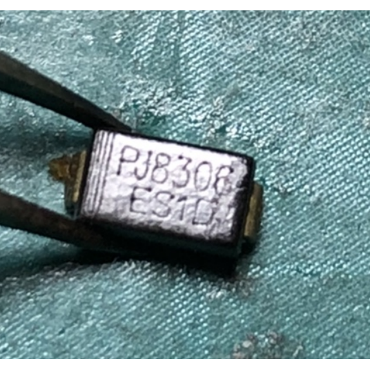 1A200V超快恢复二极管DO214AC丝印ES1D实图可直购