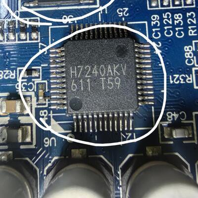 BH7240AKV-E2 H7240AKV VQFP-48彩色电视信号编码器芯片 全新原装