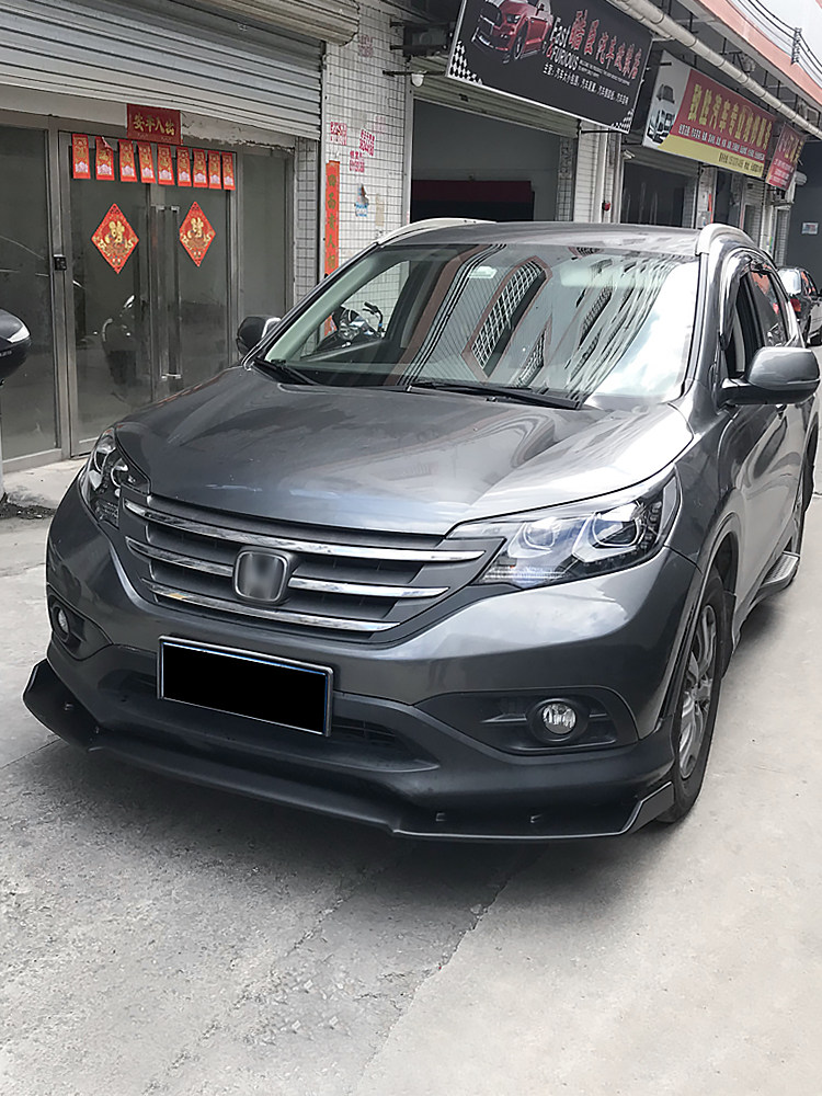 适用于12-16款CRV改装前铲碳纤前铲前杠前唇侧裙前铲保险碳纤下巴