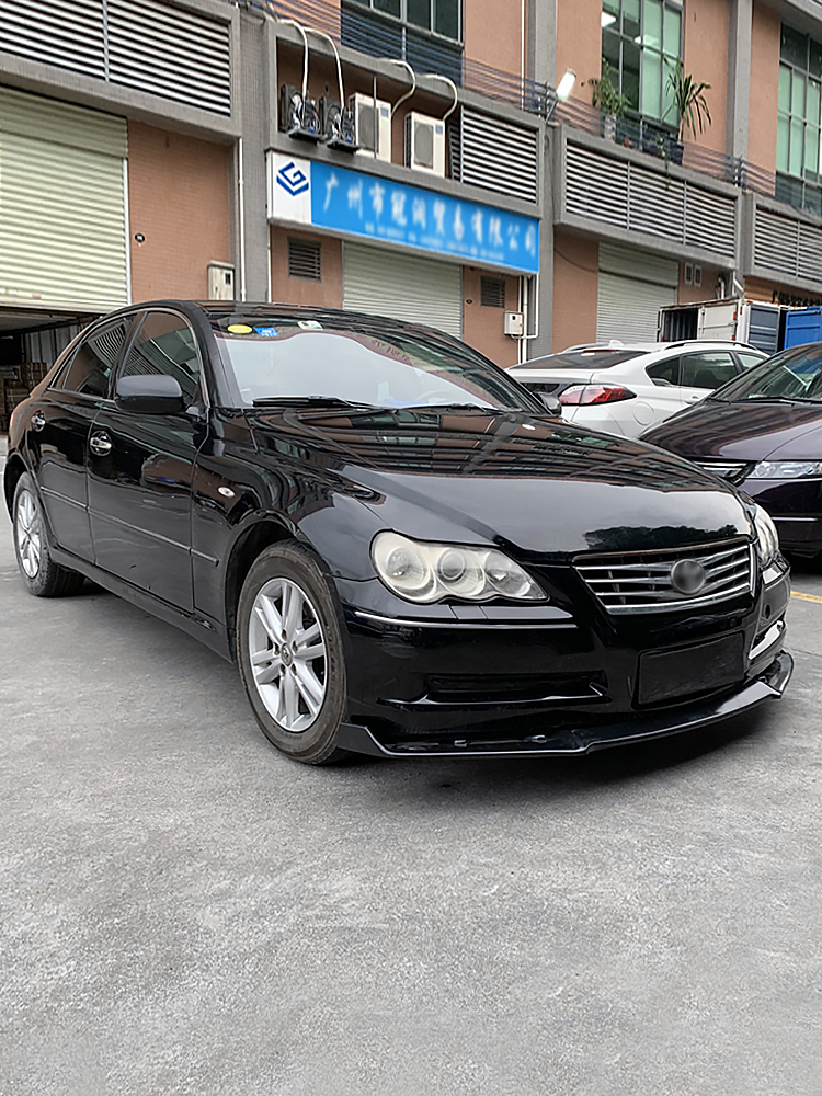 适用于05-09款老款锐志改装件前铲前下巴前唇前杠碳纤纹外观装饰