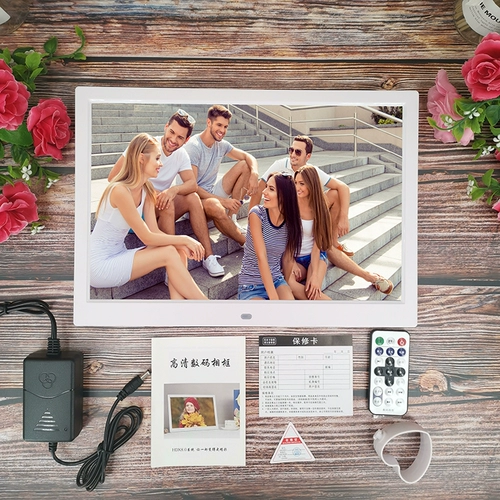 Цифровой электронный фотоальбом, стенд, литиевые батарейки, 15 дюймов