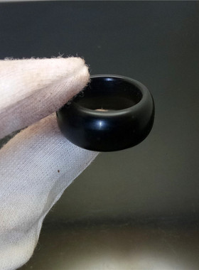 打磨纯天然牦牛戒指细腻光滑精品
