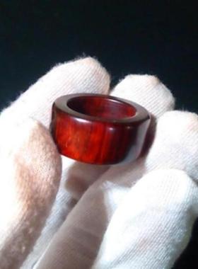 正宗扳指小叶紫檀民族风情侣