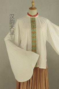 天韵馆汉服日常传统汉服秋冬新款明制立领对襟短衫短袄包邮