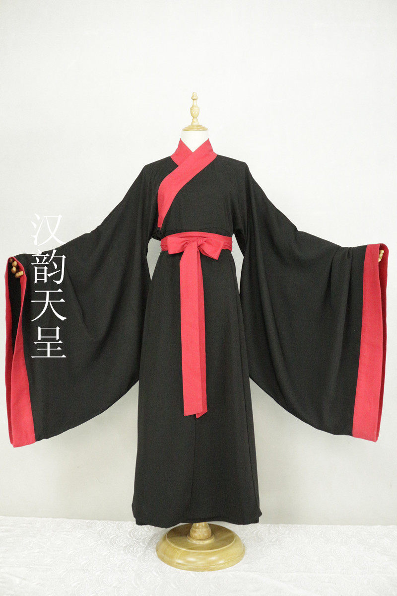 天韵馆传统汉服汉韵天呈新品 男女同款传统大袖直裾包邮