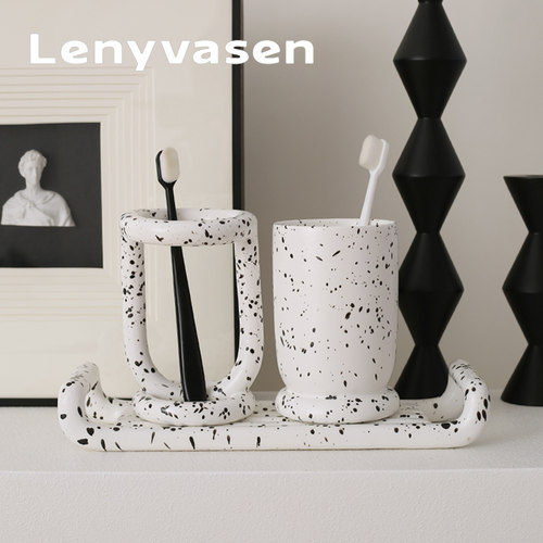 LENYVASEN陶瓷浴室洗漱套装