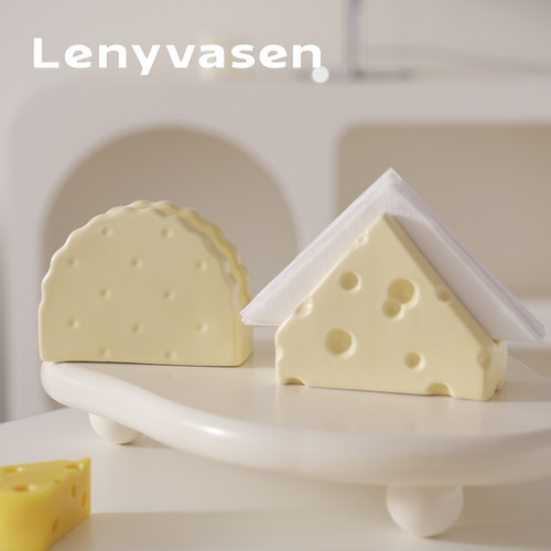 LENYVASEN趣味奶酪餐巾夹纸巾座
