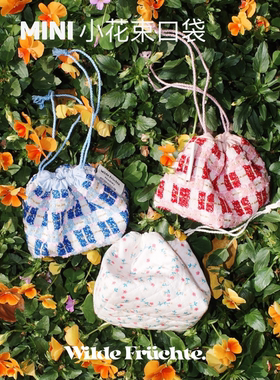 野菓WildeFrüchte原创mini小巧可爱束口收纳包化妆包小可爱