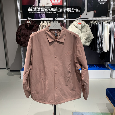 阿迪达斯男子训练翻领加绒外套