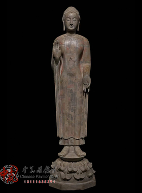 悟蝉北齐青石释迦摩尼佛造像