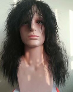 扮演流浪汉乞丐要饭叫花子假头发老爷爷中长小卷男女爆炸头假发套