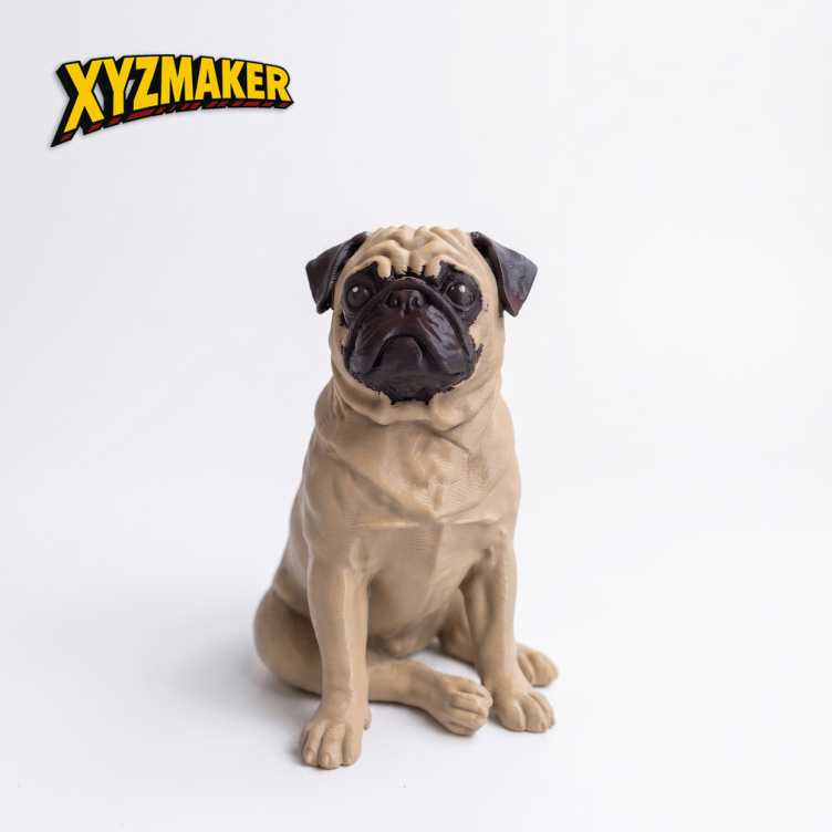 来图定制巴哥斗牛犬纪念