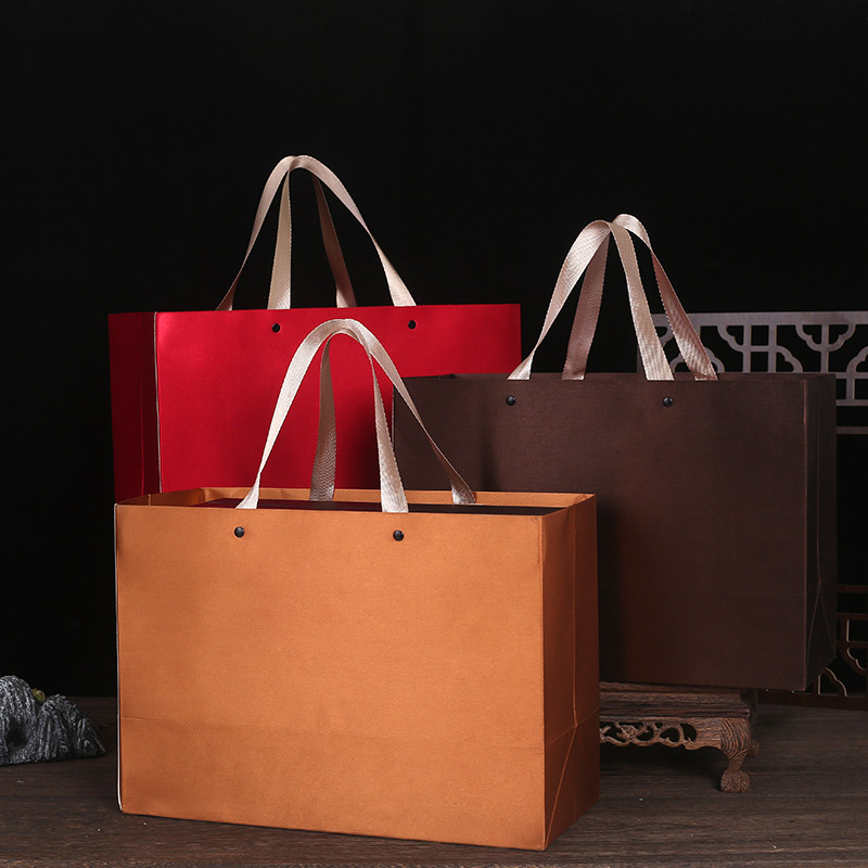 高端丝绸布袋服装袋茶叶袋礼品袋大号手提袋礼物袋手拎袋定制LOGO