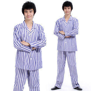 包邮 南丁格尔医用医院病号服 纯棉加厚纱卡病人服病员服套装