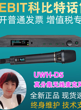 KEBIT科比特专业一拖一无线麦克风UWH-D5手持头戴领夹真分集话筒