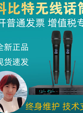 KEBIT科比特KU-202专业高端一拖二无线话筒KTV卡拉OK演唱歌麦克风