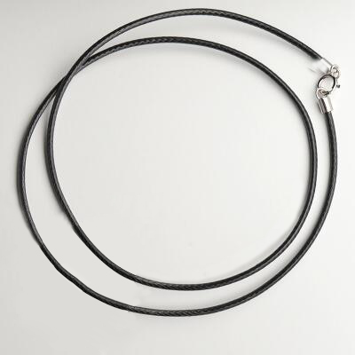 Éò̫̫S925´¿Òø¿ÛºÚÀ¯ÉþÄÐÅ®Çé¿îµõ×¹ÏîÁ´Éþ DIYÅä¼þ¿É¶¨ÖƳ¤¶È