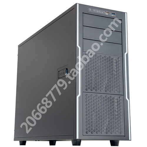 臻龙全塔X99双路主板机箱台式机大箱水冷塔式服务器机箱带9光驱位