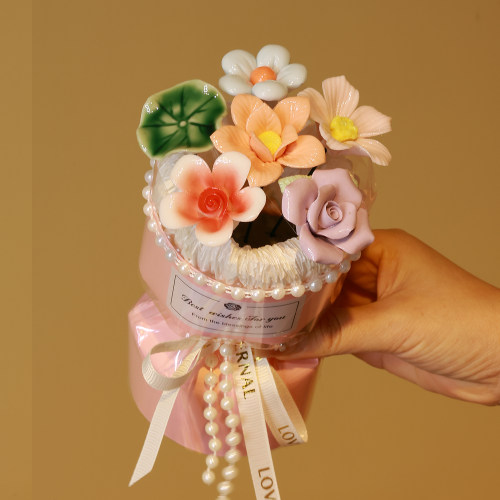 陶瓷迷你口袋花束女友生日礼物