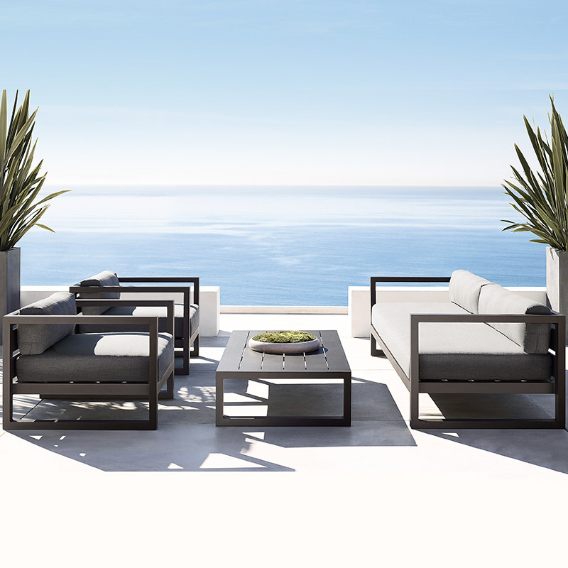 户外沙发组合铝合金防水防晒房地产酒店餐饮室外庭院露台休闲家具,住宅家具,藤/竹沙发,淘宝优惠券,粉丝福利购,淘宝优惠卷