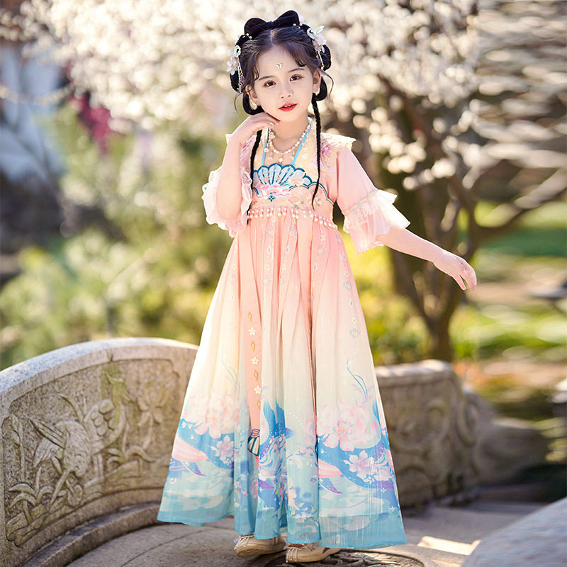 女童汉服夏装2025新款中国风汉服