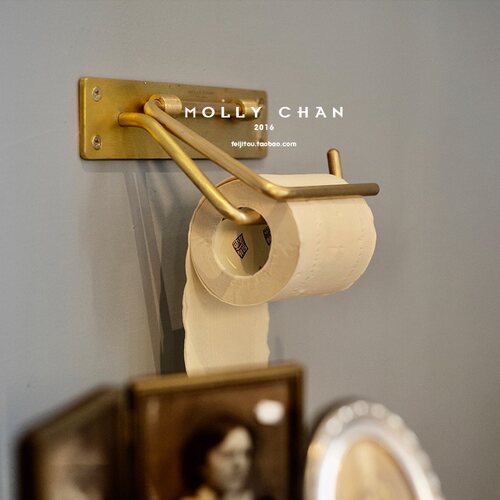 mollychan经典纯铜民宿卷纸器
