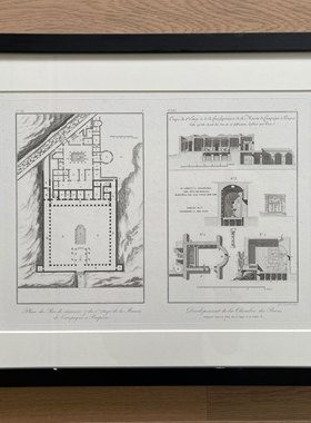 古董vintage欧洲中古装饰画