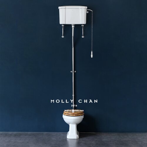 mollychan陶瓷拉杆式分体坐便器
