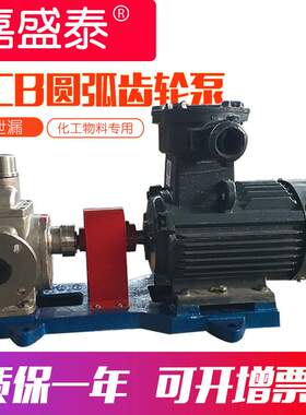 ycb圆弧齿轮泵YCB5m?/h-0.6不锈钢润滑油泵电动防锈耐用