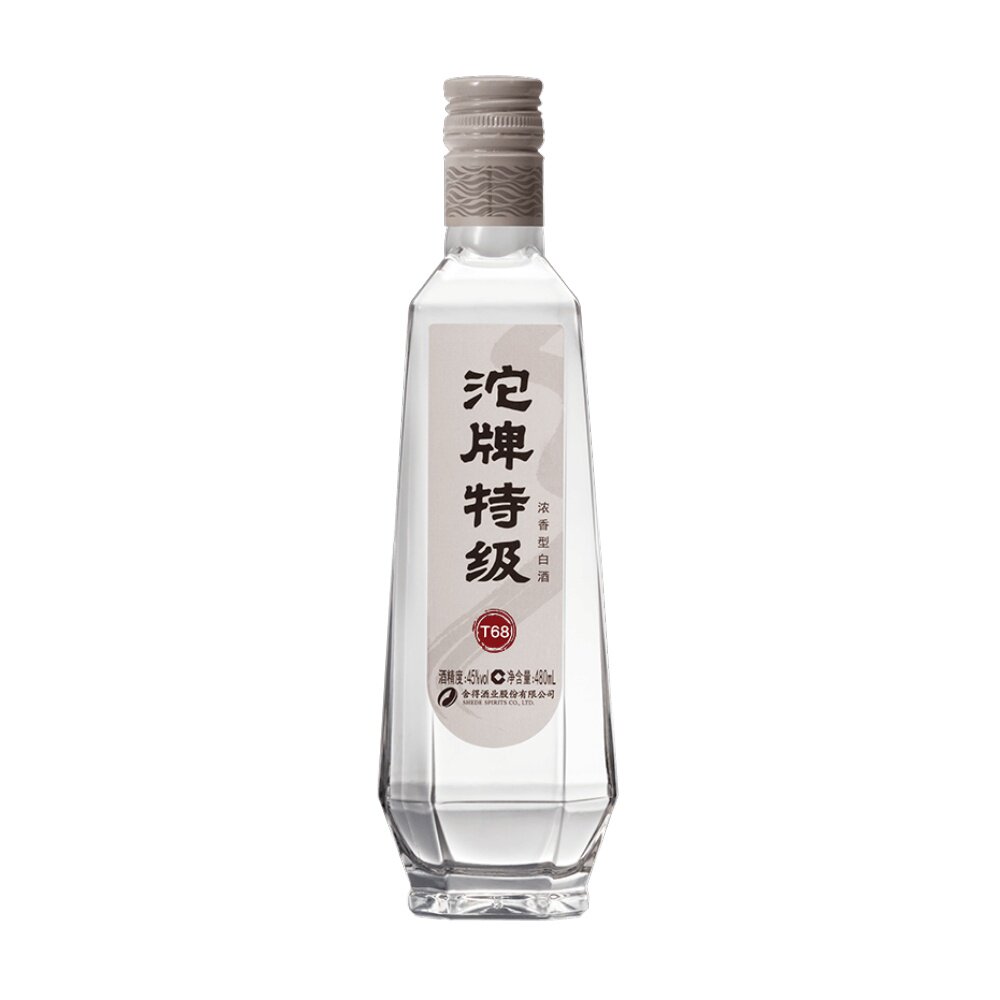 2019年老酒四川总厂沱牌特级t68浓香型纯粮食酒45度480ml