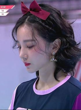 Ying.在逃公主呀~陈小纭同款立体红色蝴蝶结发夹订夹头饰发卡发饰