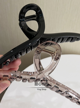 天花板~15cm抓夹大号发量多简约高级感法式气质后脑勺盘发鲨鱼夹