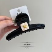 韩国超好用高质量抓夹时尚 醋酸小狗狗贴片发抓新款 后脑勺鲨鱼夹