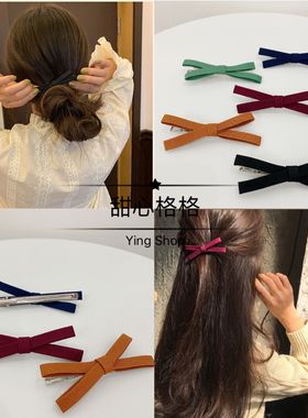 Ying.气质好用~韩国ins后脑勺发夹少女边夹网红夹子头饰顶夹发卡