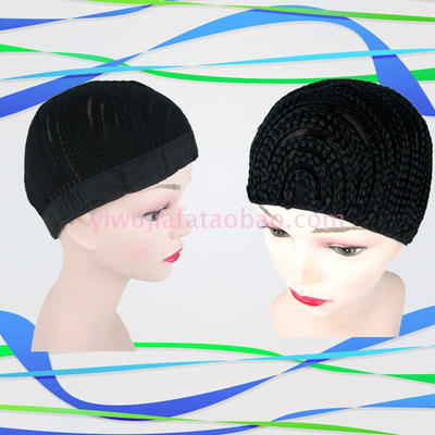 假发辫子头套Magic Braided Cornrow Cap xpression Wig hair net