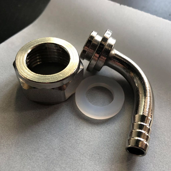 talos塔罗斯桶装生啤分发设备 啤酒龙头分配器5分接头 硅胶止回阀